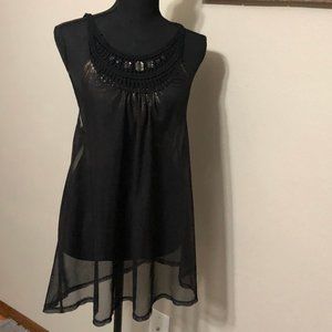 Free People Embellished racer back